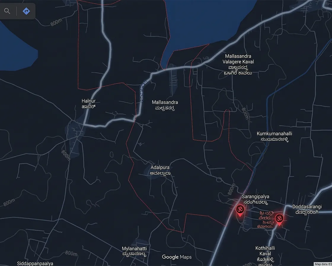 Mallasandra plant location map